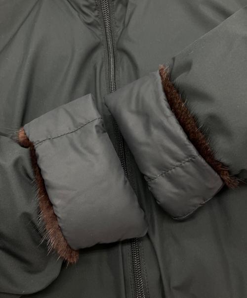 MONCLER（モンクレール）MONCLER (モンクレール) ダウンジャケット　茶タグ ブラック サイズ:1の古着・服飾アイテム