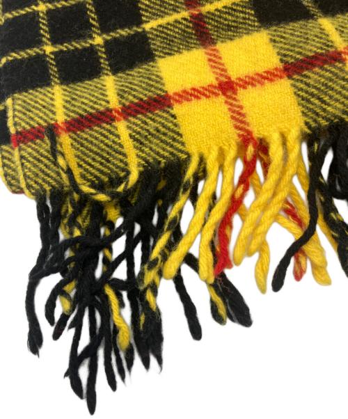 COMME des GARCONS HOMME（コムデギャルソン オム）COMME des GARCONS HOMME (コムデギャルソン オム) タータンチェック柄マフラー　 イエロー サイズ:-の古着・服飾アイテム
