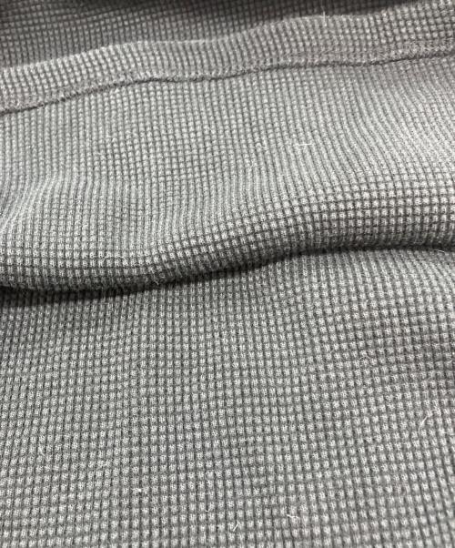 SUPREME（シュプリーム）Supreme (シュプリーム) Hooded Waffle Thermal  15FW ブラック サイズ:Sの古着・服飾アイテム