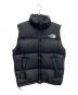 THE NORTH FACE（ザ ノース フェイス）の古着「NUPTSE VEST」｜ブラック