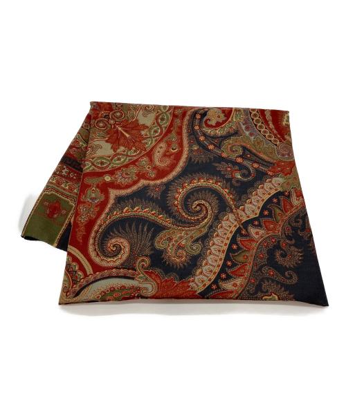 ETRO（エトロ）ETRO (エトロ) 大判ストール レッドの古着・服飾アイテム