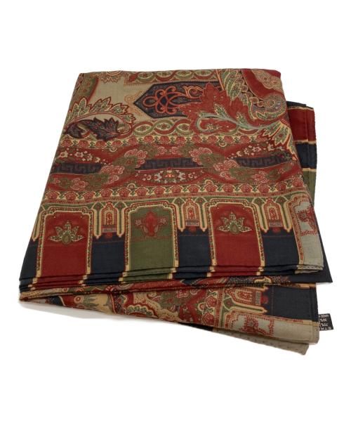 ETRO（エトロ）ETRO (エトロ) 大判ストール レッドの古着・服飾アイテム