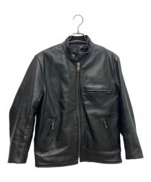 VANSON（バンソン）の古着「Single rider jacket TYPE B」｜ブラック