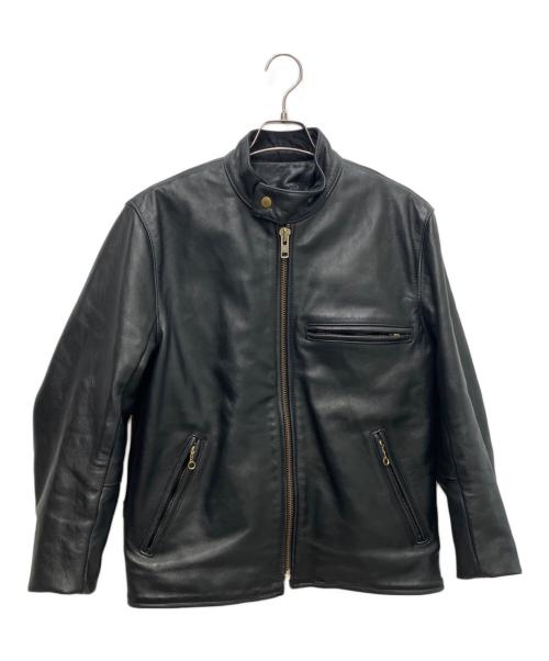 VANSON（バンソン）VANSON (バンソン) Single rider jacket TYPE B ブラック サイズ:40の古着・服飾アイテム