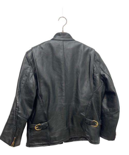 VANSON（バンソン）VANSON (バンソン) Single rider jacket TYPE B ブラック サイズ:40の古着・服飾アイテム