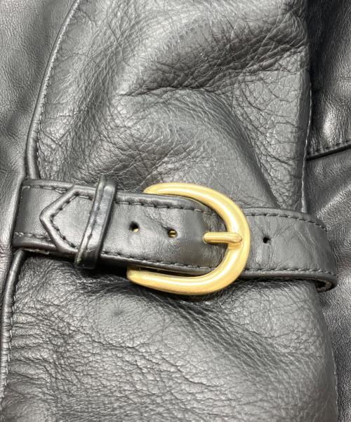 VANSON（バンソン）VANSON (バンソン) Single rider jacket TYPE B ブラック サイズ:40の古着・服飾アイテム