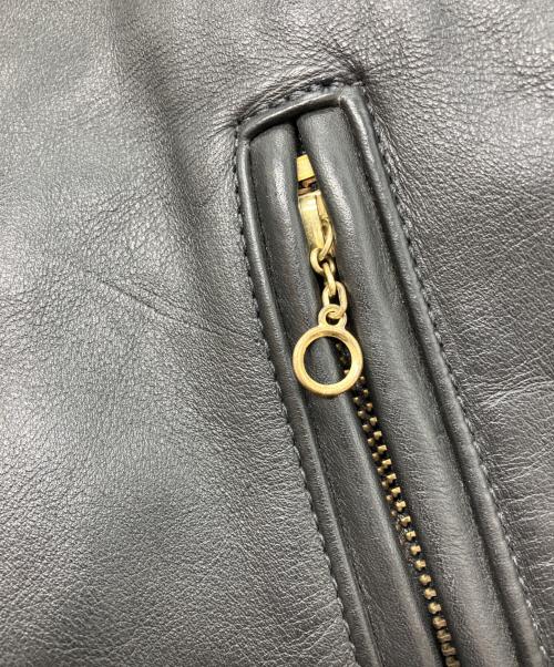 VANSON（バンソン）VANSON (バンソン) Single rider jacket TYPE B ブラック サイズ:40の古着・服飾アイテム
