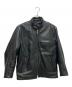 VANSON（バンソン）の古着「Single rider jacket TYPE B」｜ブラック