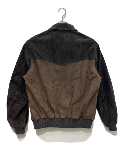 417 by EDIFICE（417 バイ エディフィス）417 by EDIFICE (417 バイ エディフィス) 25AW ラムスエード ジップヨークジャケット ブラウン サイズ:M 未使用品の古着・服飾アイテム