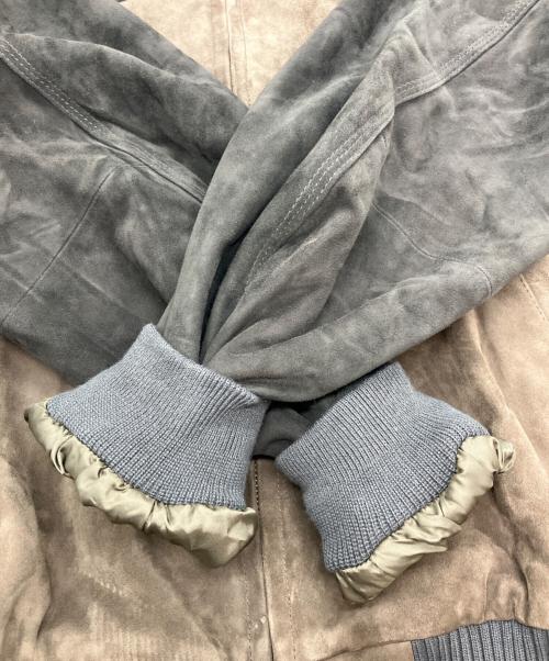 417 by EDIFICE（417 バイ エディフィス）417 by EDIFICE (417 バイ エディフィス) 25AW ラムスエード ジップヨークジャケット ブラウン サイズ:M 未使用品の古着・服飾アイテム