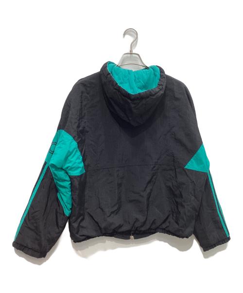 adidas（アディダス）adidas (アディダス) 90sナイロンジャケット　銀タグ ブラック サイズ:Mの古着・服飾アイテム