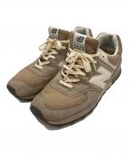 NEW BALANCEニューバランス）の古着「ローカットスニーカー　イングランド製」｜ベージュ
