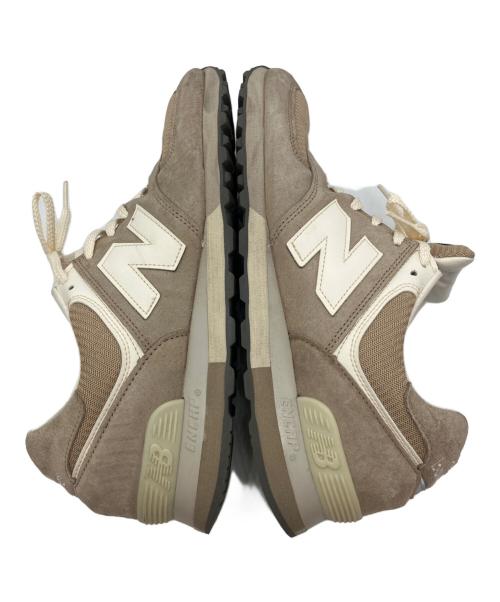 NEW BALANCE（ニューバランス）NEW BALANCE (ニューバランス) ローカットスニーカー　イングランド製 ベージュ サイズ:28.5cmの古着・服飾アイテム