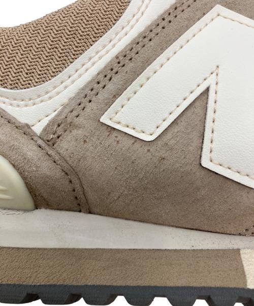 NEW BALANCE（ニューバランス）NEW BALANCE (ニューバランス) ローカットスニーカー　イングランド製 ベージュ サイズ:28.5cmの古着・服飾アイテム