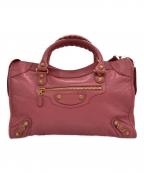 BALENCIAGAバレンシアガ）の古着「GIANT CITY BAG」｜ピンク