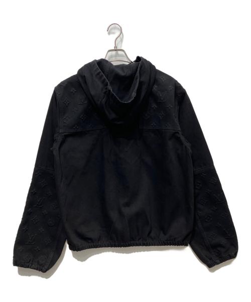 LOUIS VUITTON（ルイ ヴィトン）LOUIS VUITTON (ルイ ヴィトン) モノグラムジップアップワークジャケット ブラック サイズ:48の古着・服飾アイテム