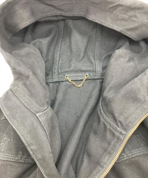LOUIS VUITTON（ルイ ヴィトン）LOUIS VUITTON (ルイ ヴィトン) モノグラムジップアップワークジャケット ブラック サイズ:48の古着・服飾アイテム