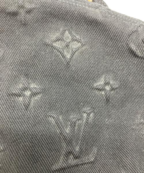LOUIS VUITTON（ルイ ヴィトン）LOUIS VUITTON (ルイ ヴィトン) モノグラムジップアップワークジャケット ブラック サイズ:48の古着・服飾アイテム