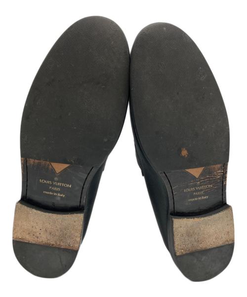 LOUIS VUITTON（ルイ ヴィトン）LOUIS VUITTON (ルイ ヴィトン) メジャーラインローファー ブラック サイズ:6の古着・服飾アイテム