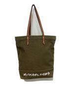 MICHAEL KORSマイケルコース）の古着「THE MICHAEL BAG MD NS TOTE」｜グリーン