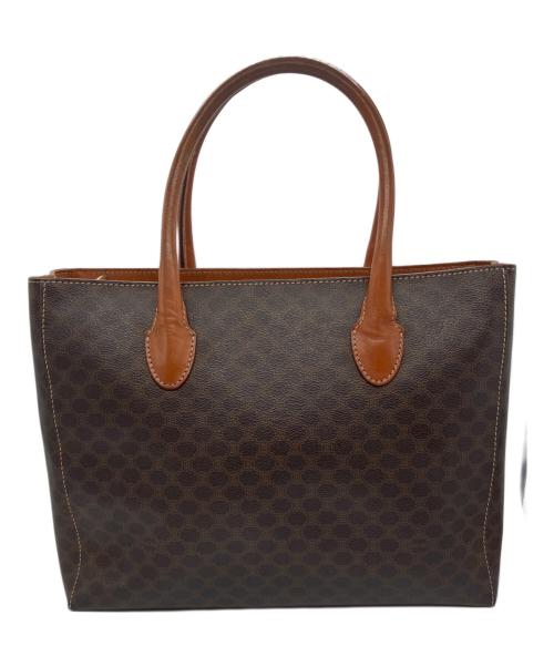 CELINE（セリーヌ）CELINE (セリーヌ) マカダム ハンドバッグ ブラウンの古着・服飾アイテム