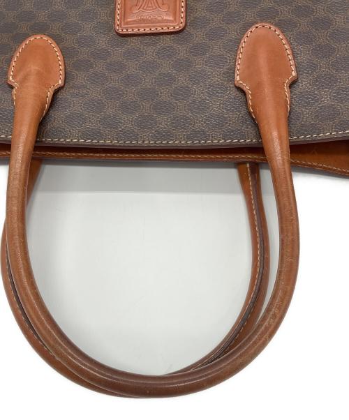 CELINE（セリーヌ）CELINE (セリーヌ) マカダム ハンドバッグ ブラウンの古着・服飾アイテム