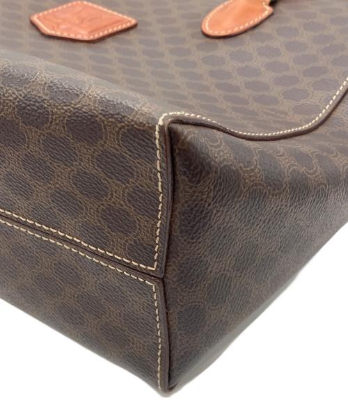CELINE（セリーヌ）CELINE (セリーヌ) マカダム ハンドバッグ ブラウンの古着・服飾アイテム