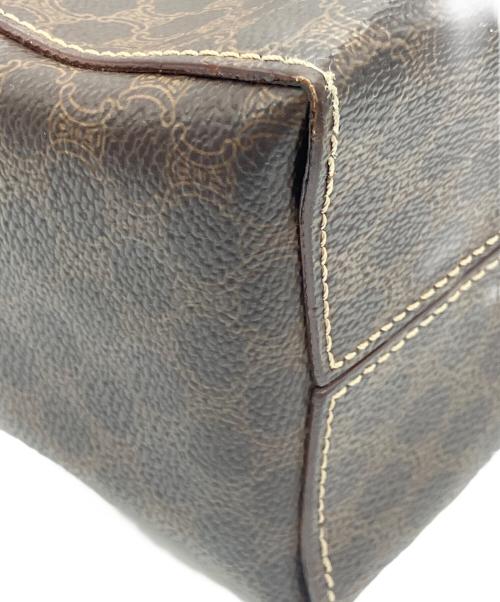 CELINE（セリーヌ）CELINE (セリーヌ) マカダム ハンドバッグ ブラウンの古着・服飾アイテム