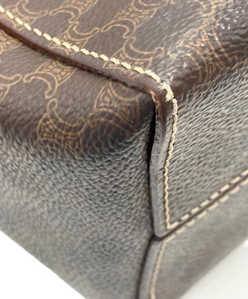 CELINE（セリーヌ）CELINE (セリーヌ) マカダム ハンドバッグ ブラウンの古着・服飾アイテム