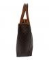 CELINE (セリーヌ) マカダム ハンドバッグ ブラウン：12000円