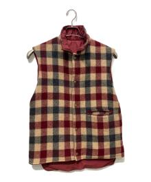 WOOLRICH（ウールリッチ）の古着「リバーシブルベスト」｜レッド×ベージュ