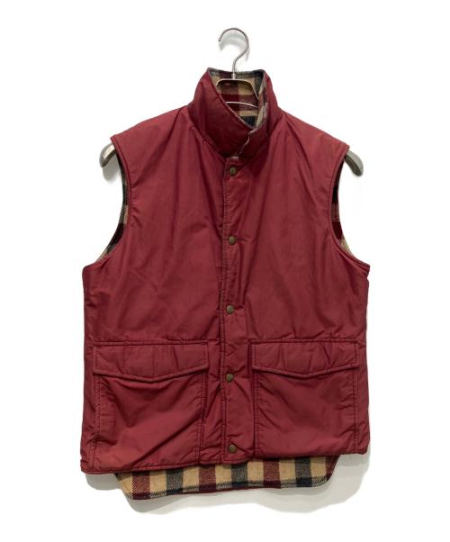 WOOLRICH（ウールリッチ）WOOLRICH (ウールリッチ) リバーシブルベスト レッド×ベージュ サイズ:Ｍの古着・服飾アイテム