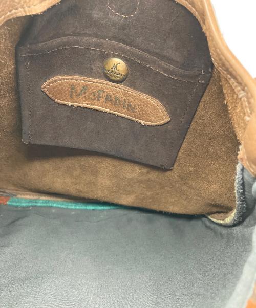 McFadin（マックファディン）mcfadin (マックファディン) ショルダーバッグ ブルー×ブラウン サイズ:-の古着・服飾アイテム