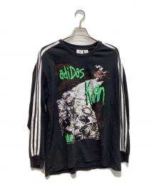 adidas×KORN（アディダス×コーン）の古着「Long Sleeve T-shirt」｜ブラック