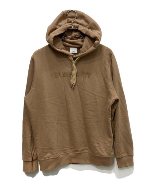 BURBERRY（バーバリー）BURBERRY (バーバリー) LOGOPRINTCOTTONHOODIE ベージュ サイズ:Mの古着・服飾アイテム