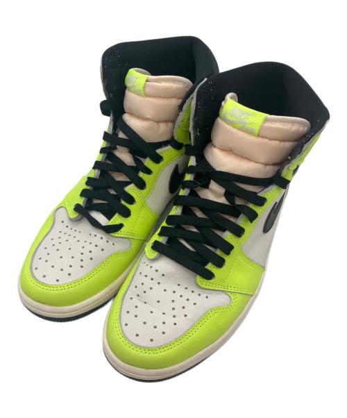 NIKE（ナイキ）NIKE (ナイキ) AIR JORDAN 1 RETRO HIGH OG volt ホワイト×グリーン サイズ:28cmの古着・服飾アイテム