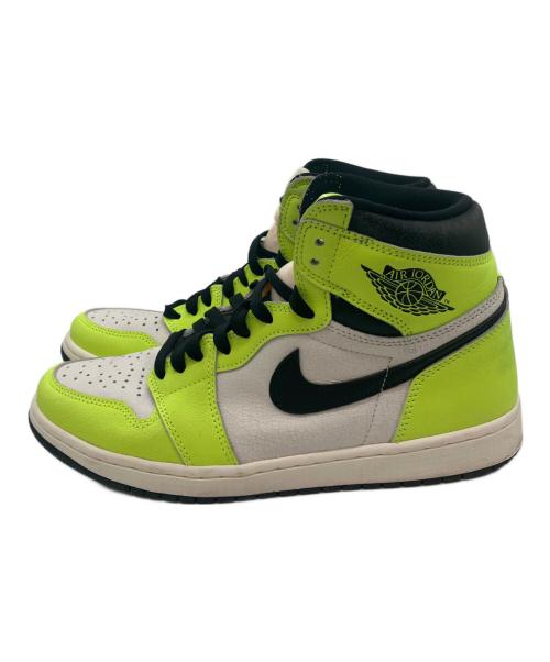NIKE（ナイキ）NIKE (ナイキ) AIR JORDAN 1 RETRO HIGH OG volt ホワイト×グリーン サイズ:28cmの古着・服飾アイテム