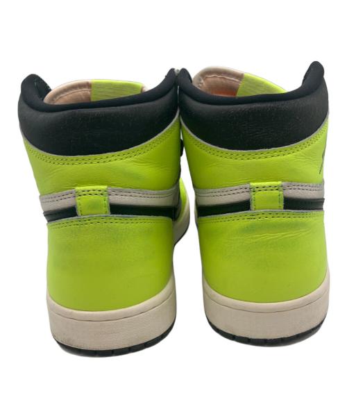 NIKE（ナイキ）NIKE (ナイキ) AIR JORDAN 1 RETRO HIGH OG volt ホワイト×グリーン サイズ:28cmの古着・服飾アイテム