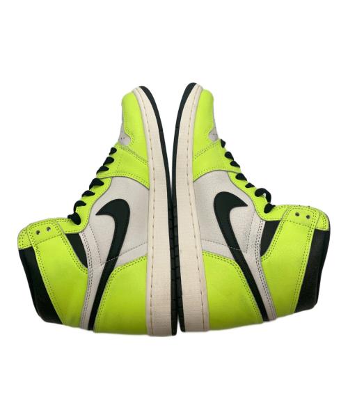 NIKE（ナイキ）NIKE (ナイキ) AIR JORDAN 1 RETRO HIGH OG volt ホワイト×グリーン サイズ:28cmの古着・服飾アイテム