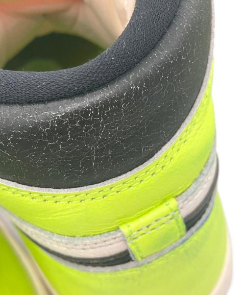 NIKE（ナイキ）NIKE (ナイキ) AIR JORDAN 1 RETRO HIGH OG volt ホワイト×グリーン サイズ:28cmの古着・服飾アイテム