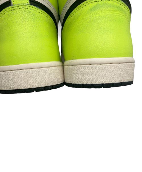 NIKE（ナイキ）NIKE (ナイキ) AIR JORDAN 1 RETRO HIGH OG volt ホワイト×グリーン サイズ:28cmの古着・服飾アイテム