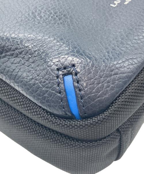 LANVIN en Bleu（ランバンオンブルー）LANVIN en Bleu (ランバンオンブルー) ホライゾン ミニショルダーバッグ ネイビー×ブラックの古着・服飾アイテム
