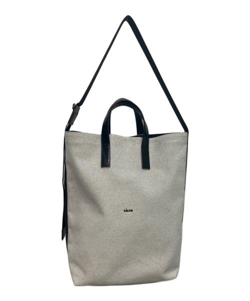 hALON（ハロン）HALON (ハロン) EVERYDAY キャンバス トートバッグ グレーの古着・服飾アイテム