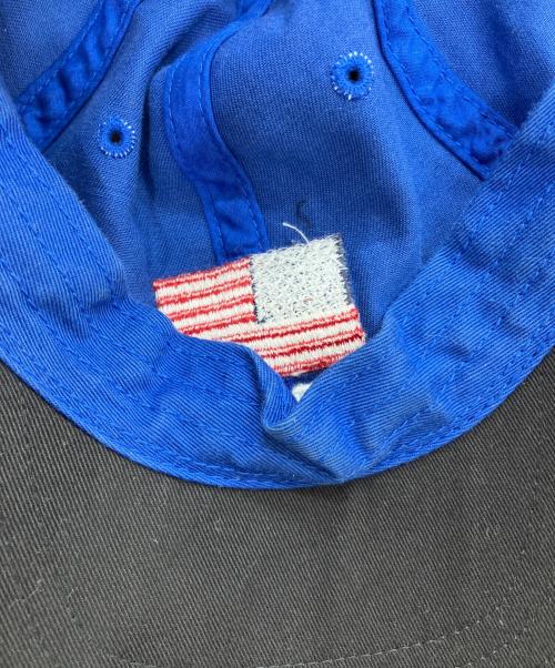 POLO SPORT（ポロスポーツ）POLO SPORT (ポロスポーツ) 90s星条旗刺繍キャップ ブルーの古着・服飾アイテム