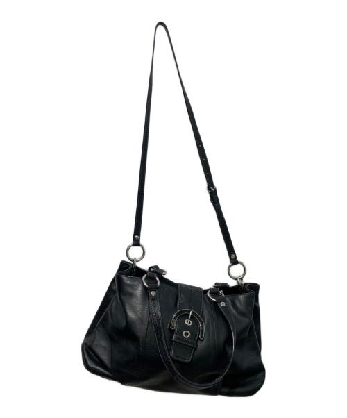 COACH（コーチ）COACH (コーチ) 2WAYショルダーバッグ ブラックの古着・服飾アイテム