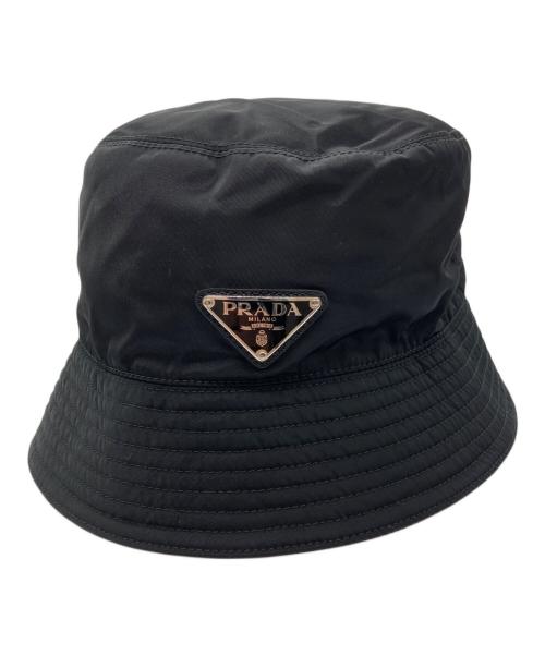 PRADA（プラダ）PRADA (プラダ) バケットハット ブラック サイズ:-の古着・服飾アイテム
