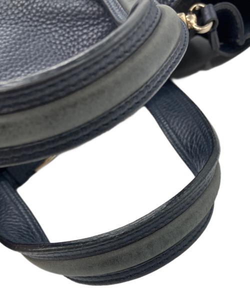 TOD'S（トッズ）TOD'S (トッズ) 2WAYレザーバッグ ネイビー×グレー サイズ:-の古着・服飾アイテム
