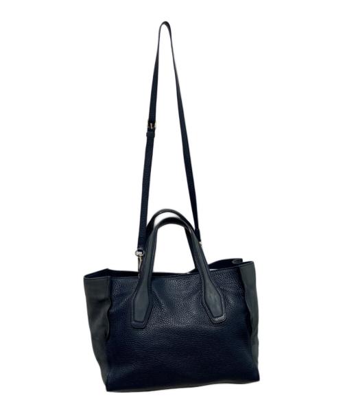 TOD'S（トッズ）TOD'S (トッズ) 2WAYレザーバッグ ネイビー×グレー サイズ:-の古着・服飾アイテム