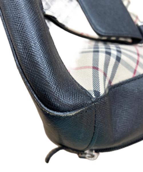 BURBERRY（バーバリー）BURBERRY (バーバリー) ノバチェックミニボストンバッグ ベージュ×ブラックの古着・服飾アイテム