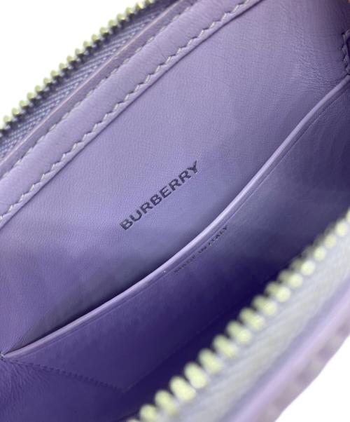 BURBERRY LONDON（バーバリーロンドン）BURBERRY LONDON (バーバリーロンドン) ミニ オリンピア チェーンショルダーバッグ パープル サイズ:-の古着・服飾アイテム